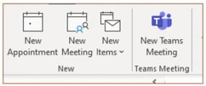 Creating a Group Calendar Without SharePoint Online cal new appt
