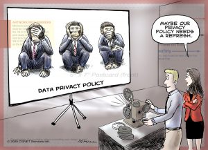 Data privacy cartoon