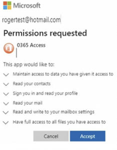 OAUTH permissions